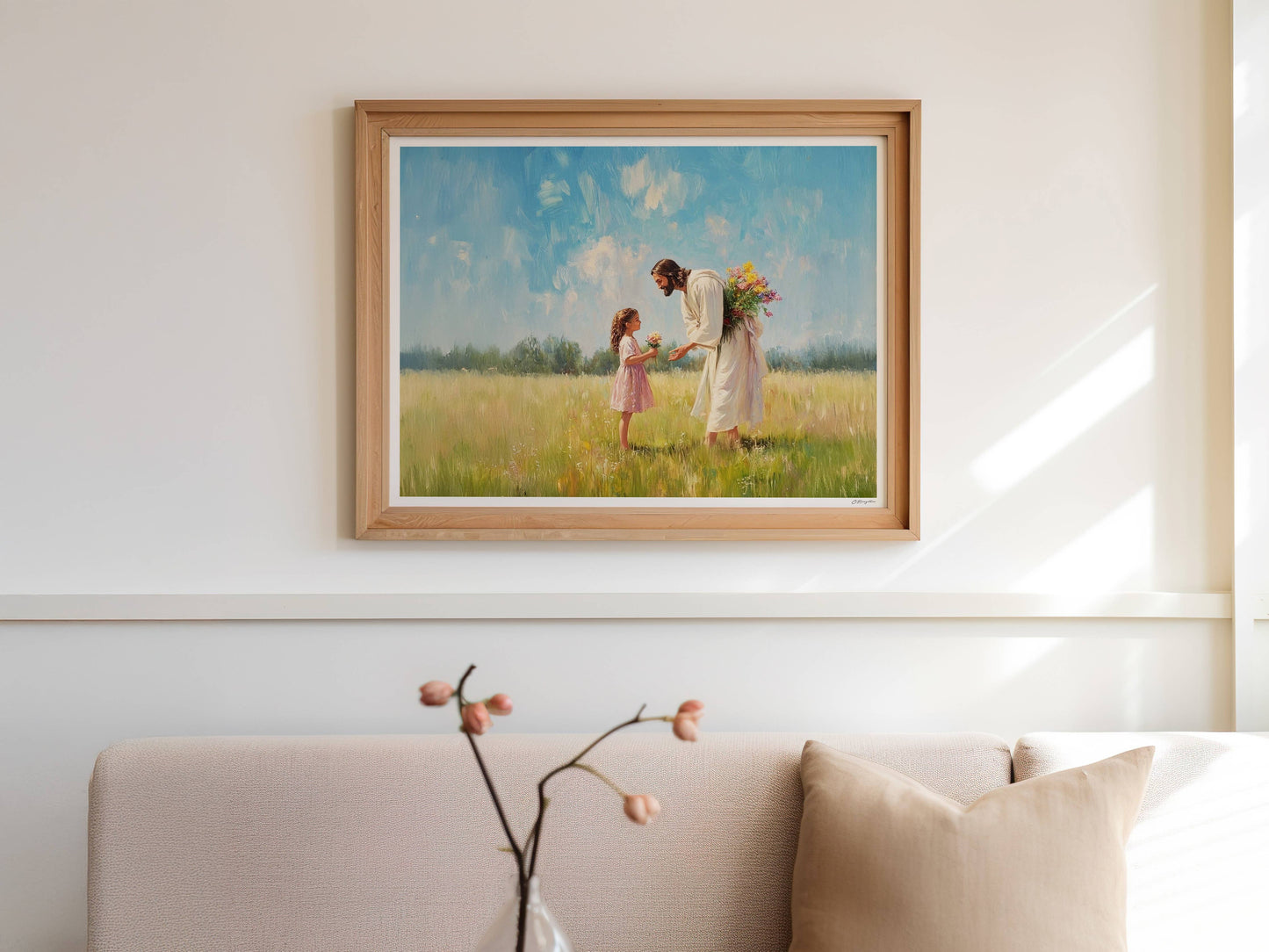 Painted Gospel - Cheerful Gift 5”x7” Art Print Standard / Horizontal