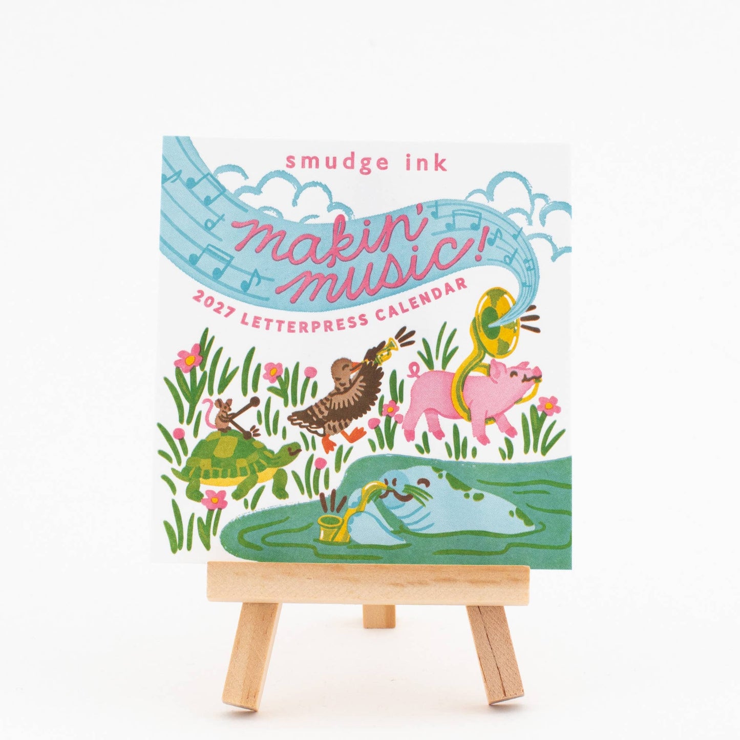 Smudge Ink - 2027 Letterpress Desk Calendar