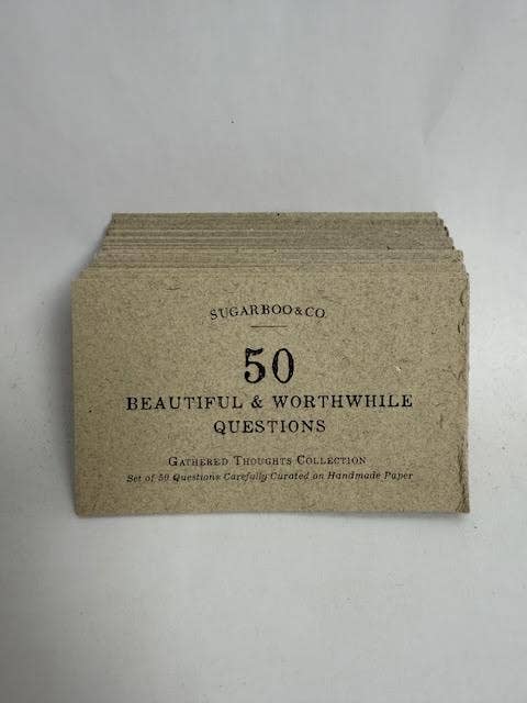 Sugarboo- 50 Gathered Thoughts- Beautiful And Worthwhile Questions
