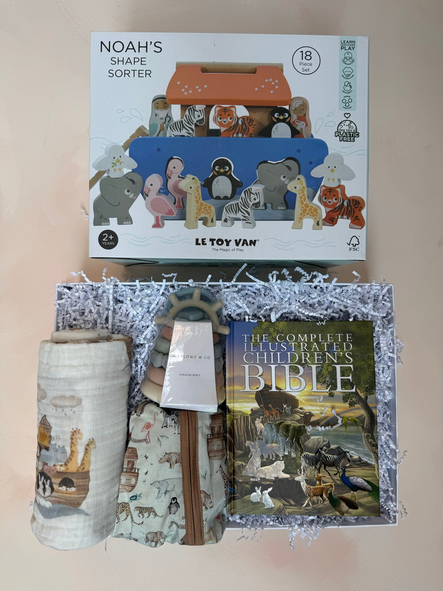 Noah's Ark Baby Welcome Box