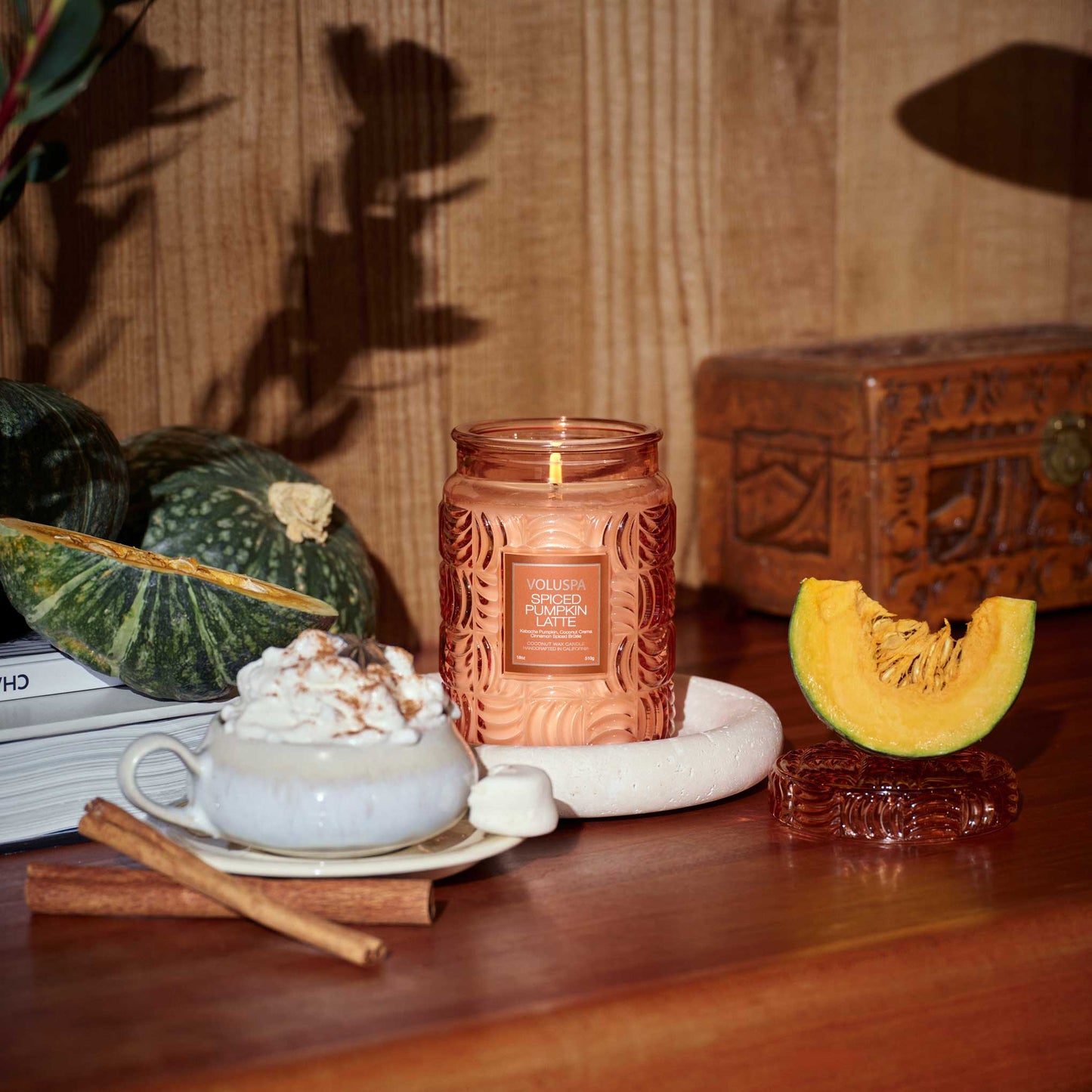 Voluspa - Spiced Pumpkin Latte 18 oz Large Jar