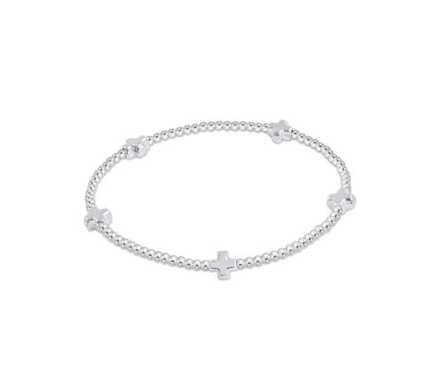 Enewton - Bracelet 2mm Small Signature Cross Sterling