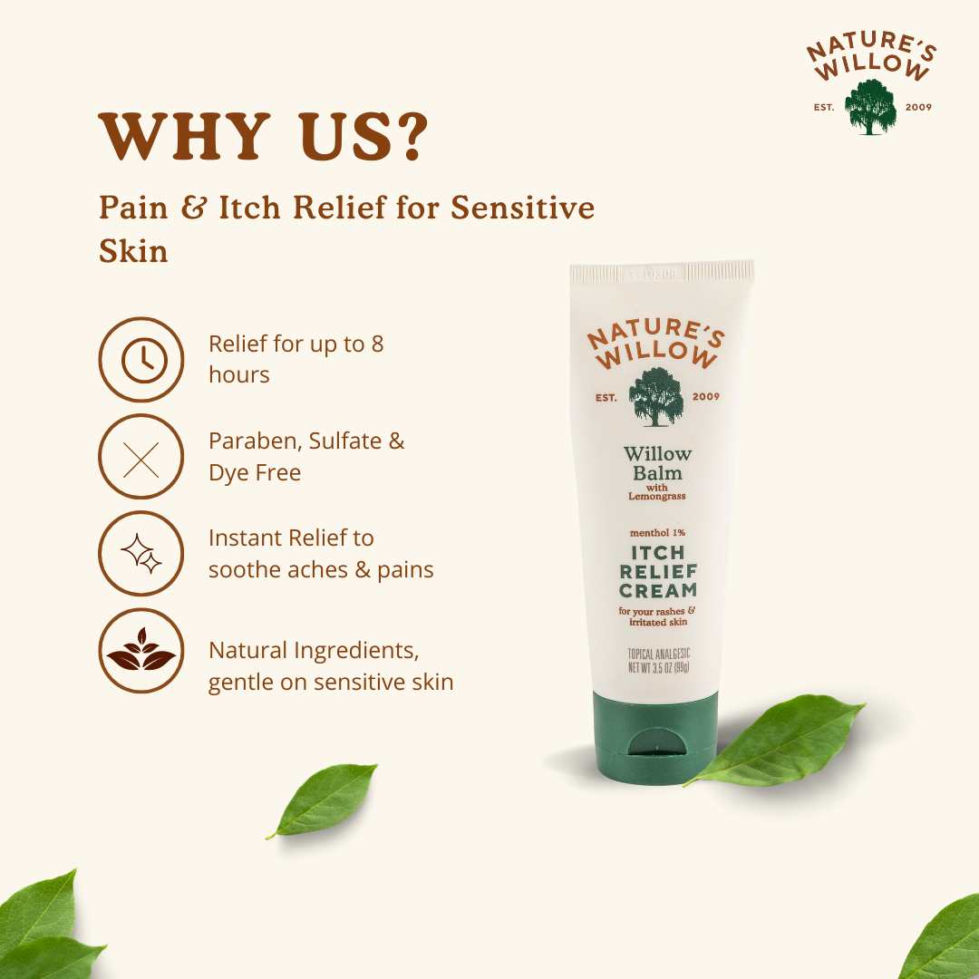 Nature's Willow - Essential Oil Itch Relief Cream