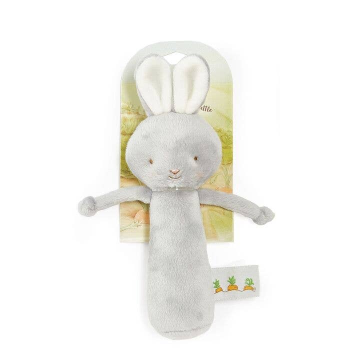 Bunnies By The Bay - Friendly Chime Rattle Gray Bunny