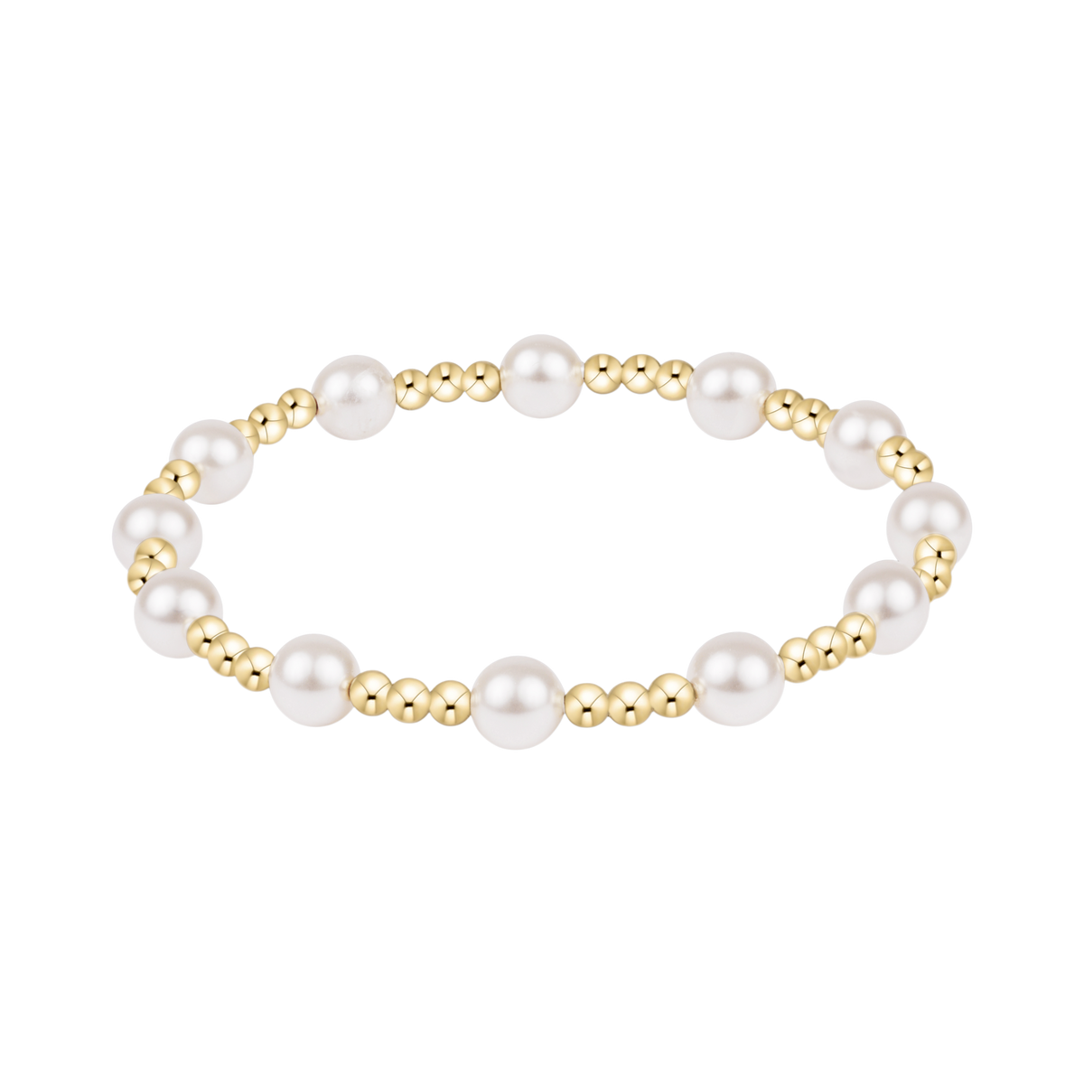 Enewton - Bracelet 6mm Sincerity Gold Pearl