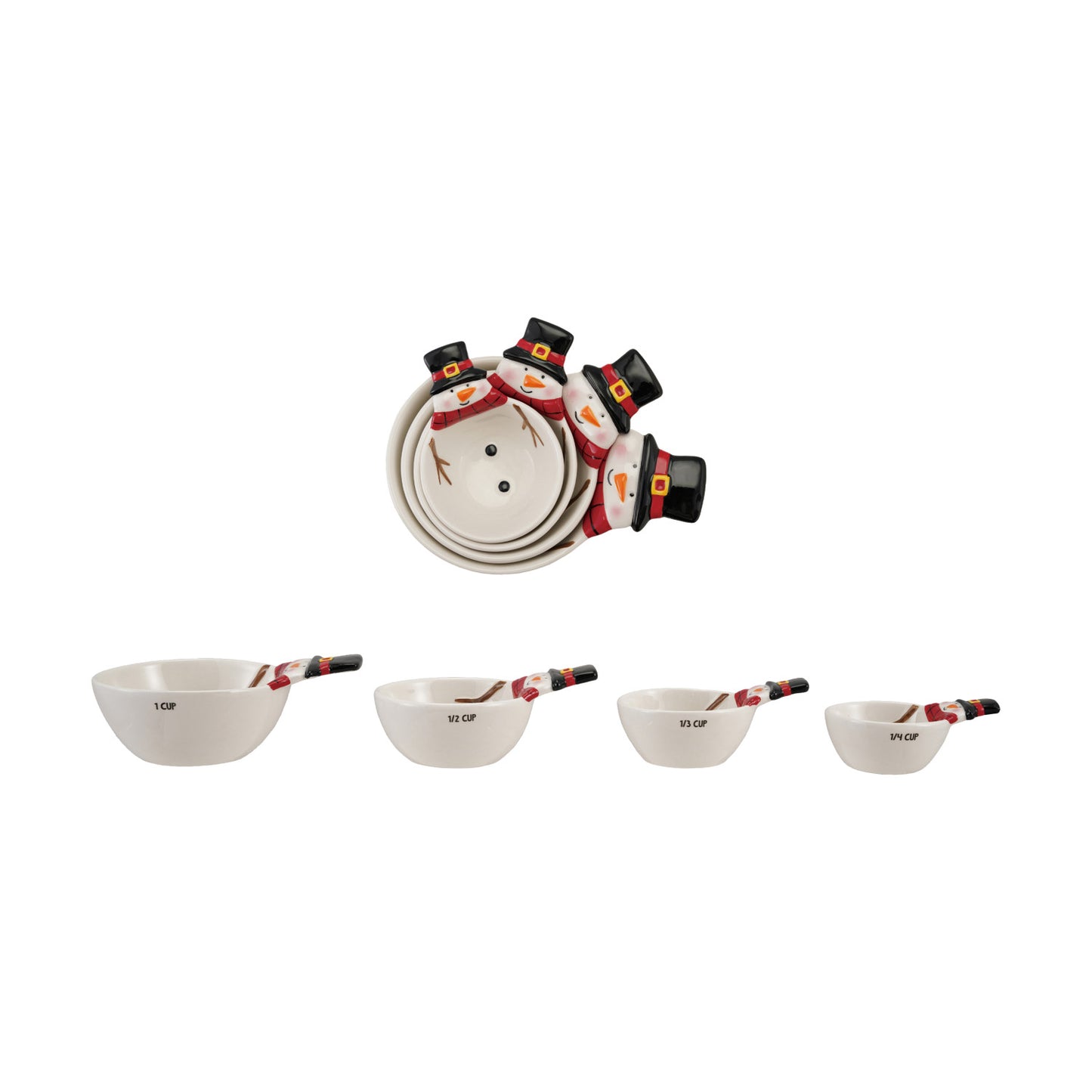 Creative Co-Op - Snowman Measuring Cups