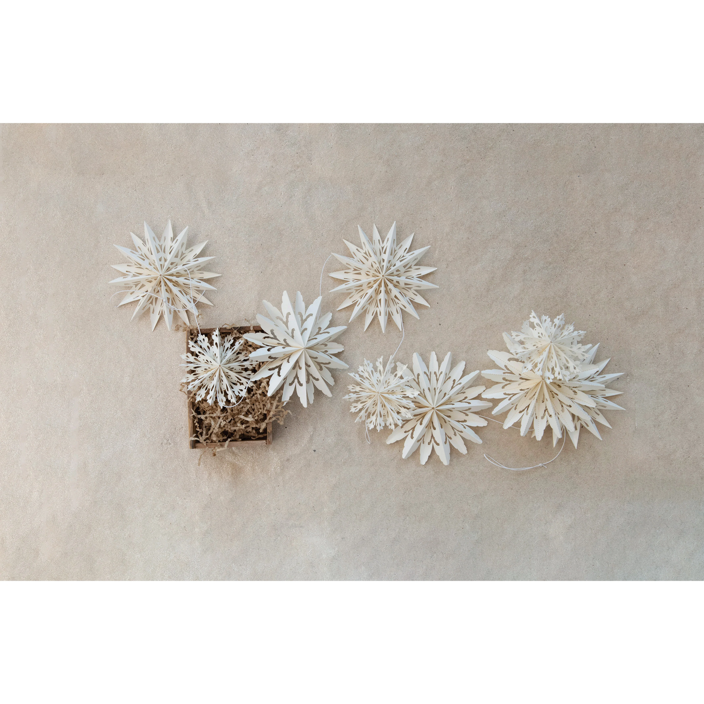 Creative Co-Op - Snowflake Garland 72"