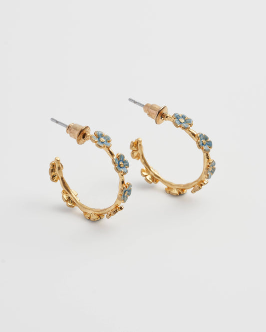Fable England -  Forget-Me-Not Stud Hoops