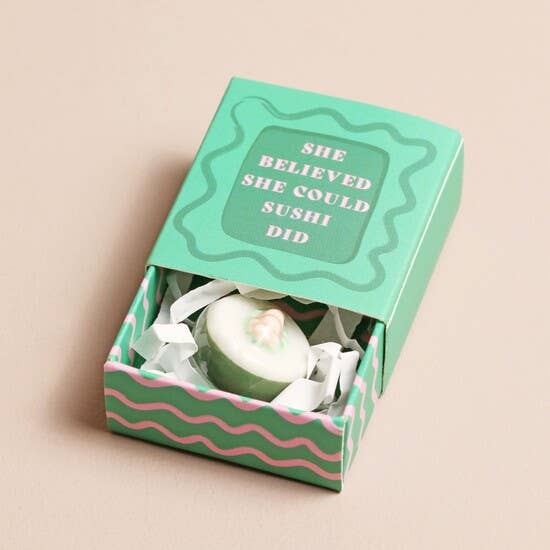 Tiny Matchbox Ceramic Token: Bear