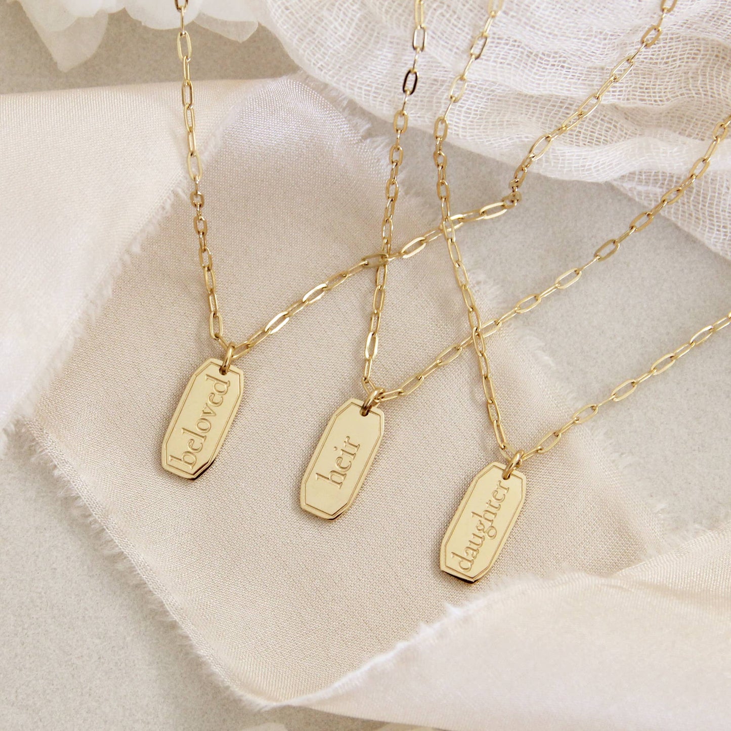 LoveStory - Daughter 1 John 3:1 Gold Necklace
