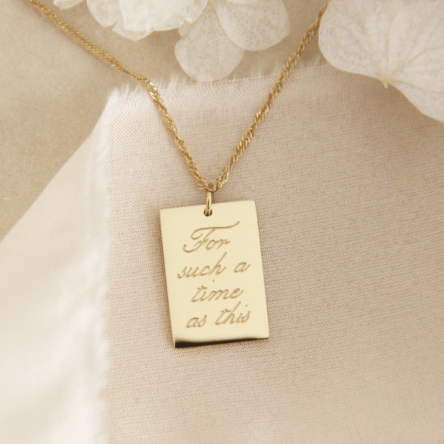 LoveStory - For Such A Time As This Esther 4:14 Necklace