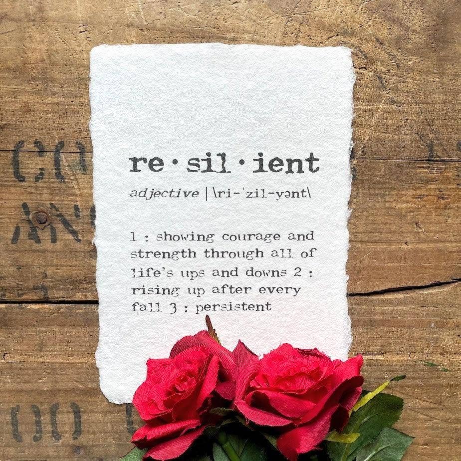 Alison Rose Vintage - Handmade Paper Quotes