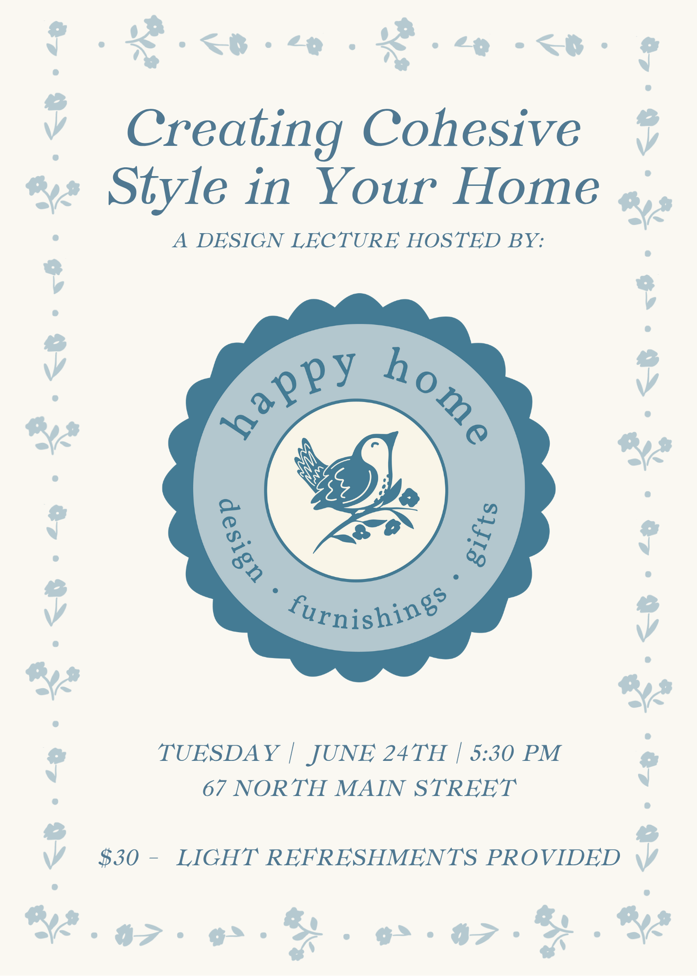 Happy Home Design Lecture