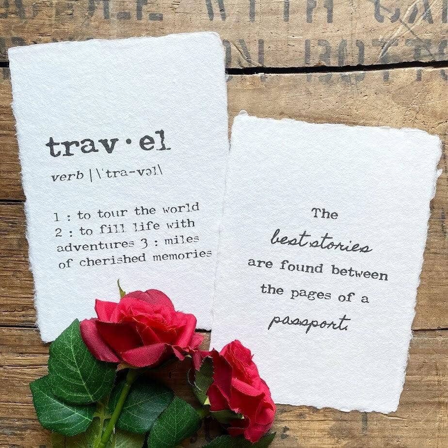 Alison Rose Vintage - Handmade Paper Quotes