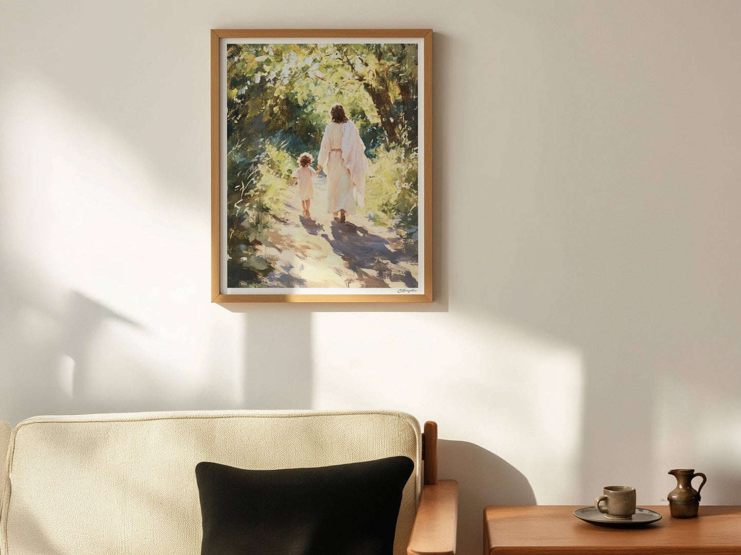 Painted Gospel - Guide Me in Truth 5”x7” Art Print Standard / Horizontal