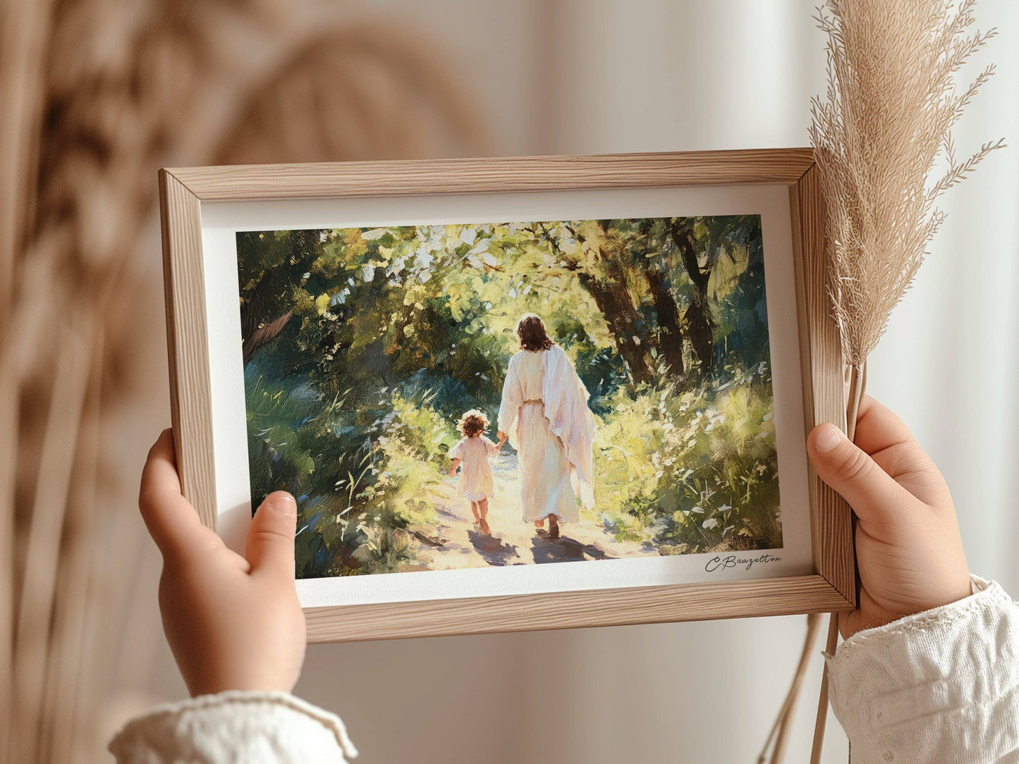 Painted Gospel - Guide Me in Truth 5”x7” Art Print Standard / Horizontal