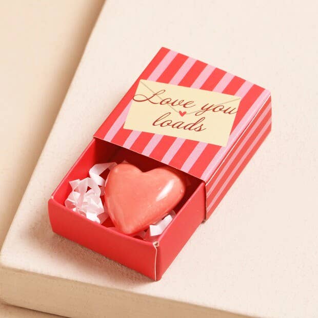 Tiny Matchbox Ceramic Token: Rainbow