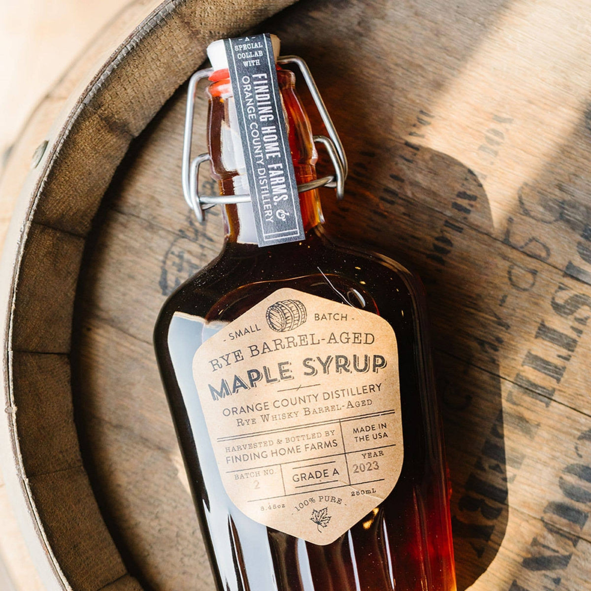 Finding Home Farms - Rye Barrel-Aged Maple: Swing-Top Bottle