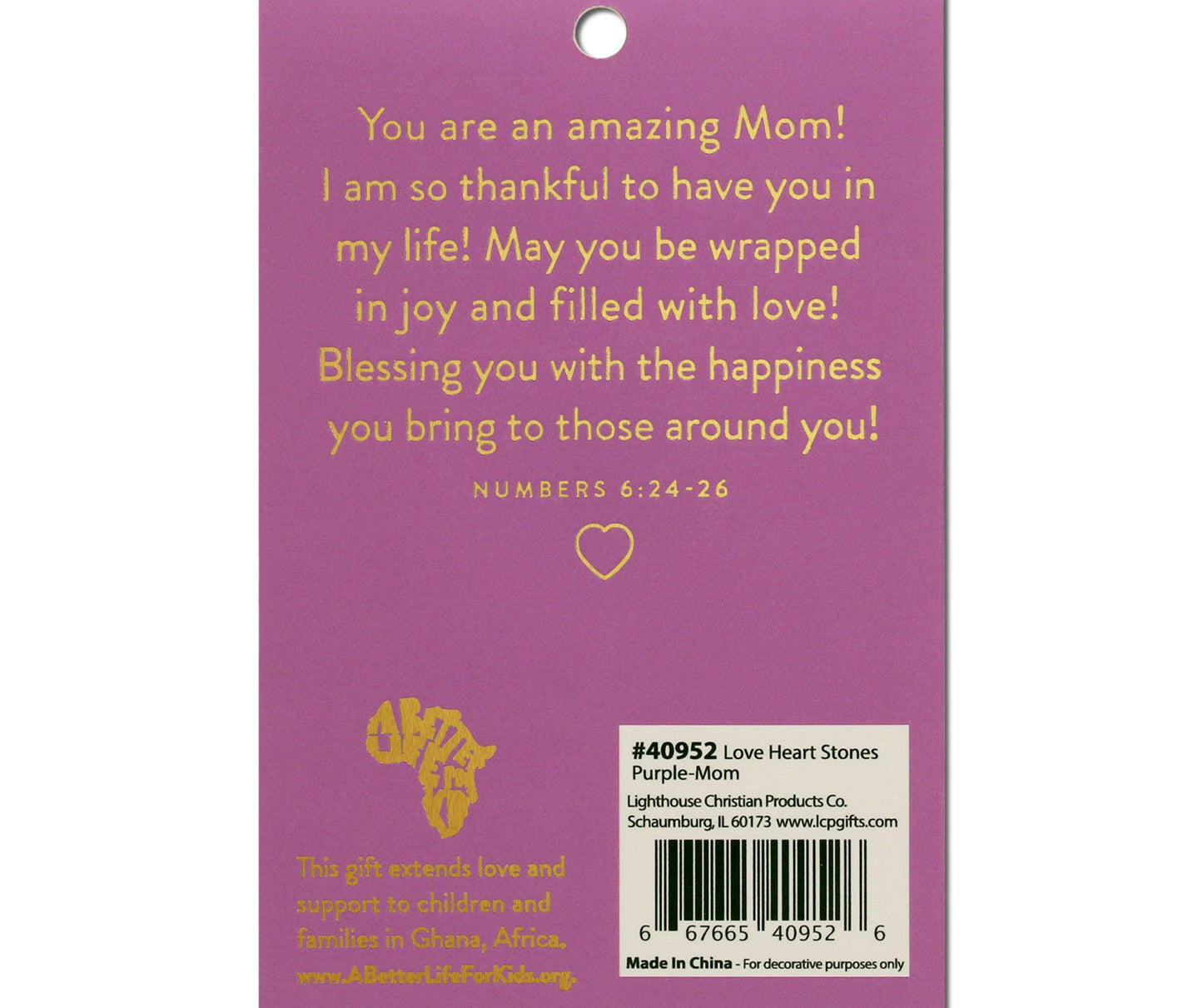 Cottage Garden - Heart Stone Card