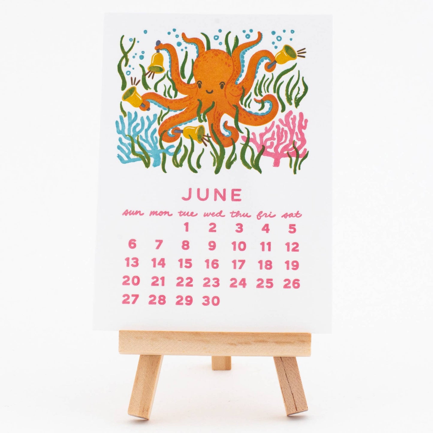Smudge Ink - 2027 Letterpress Desk Calendar