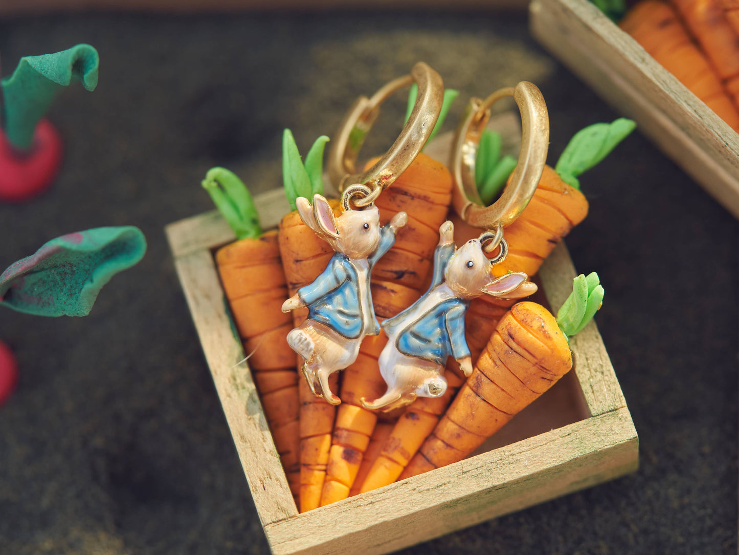 Fable England -  Peter Rabbit Huggie Earrings