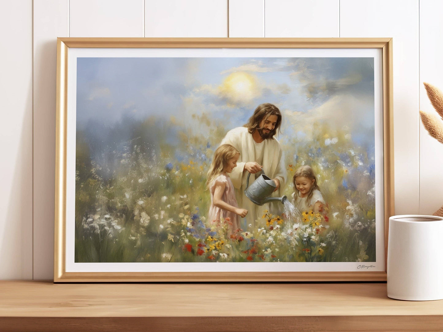 Painted Gospel - Working Beside Him - Standard / Horizontal / 5"x7"