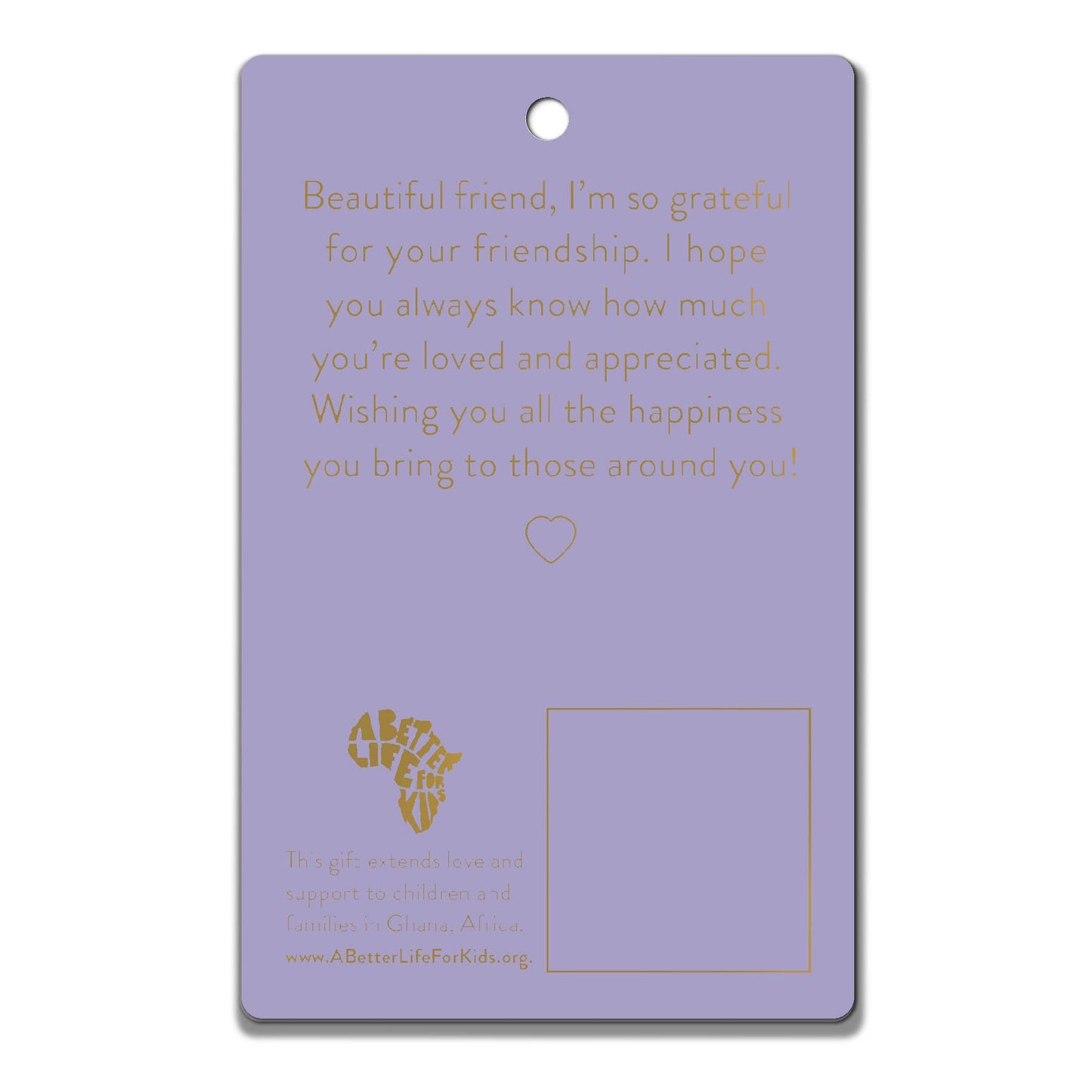 Cottage Garden - Heart Stone Card