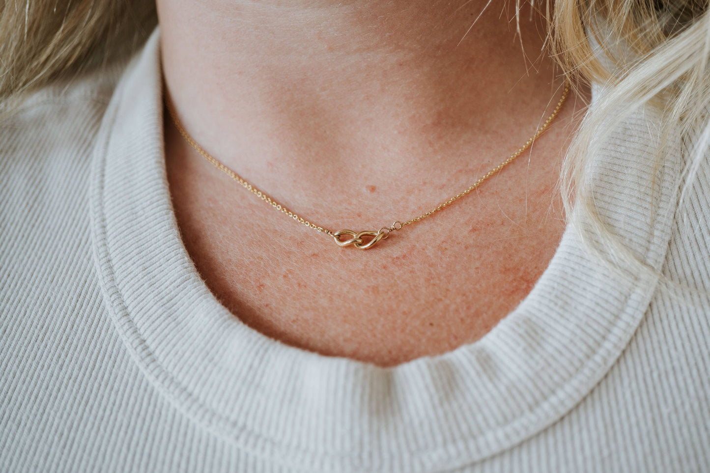 Becoming - Sisters Links Necklace Gold Fill