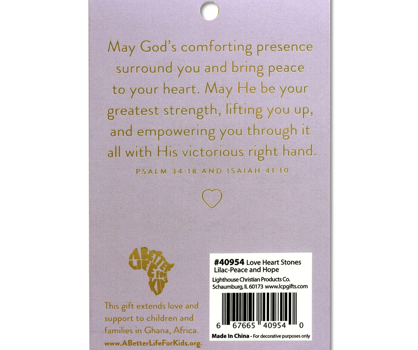 Cottage Garden - Heart Stone Card