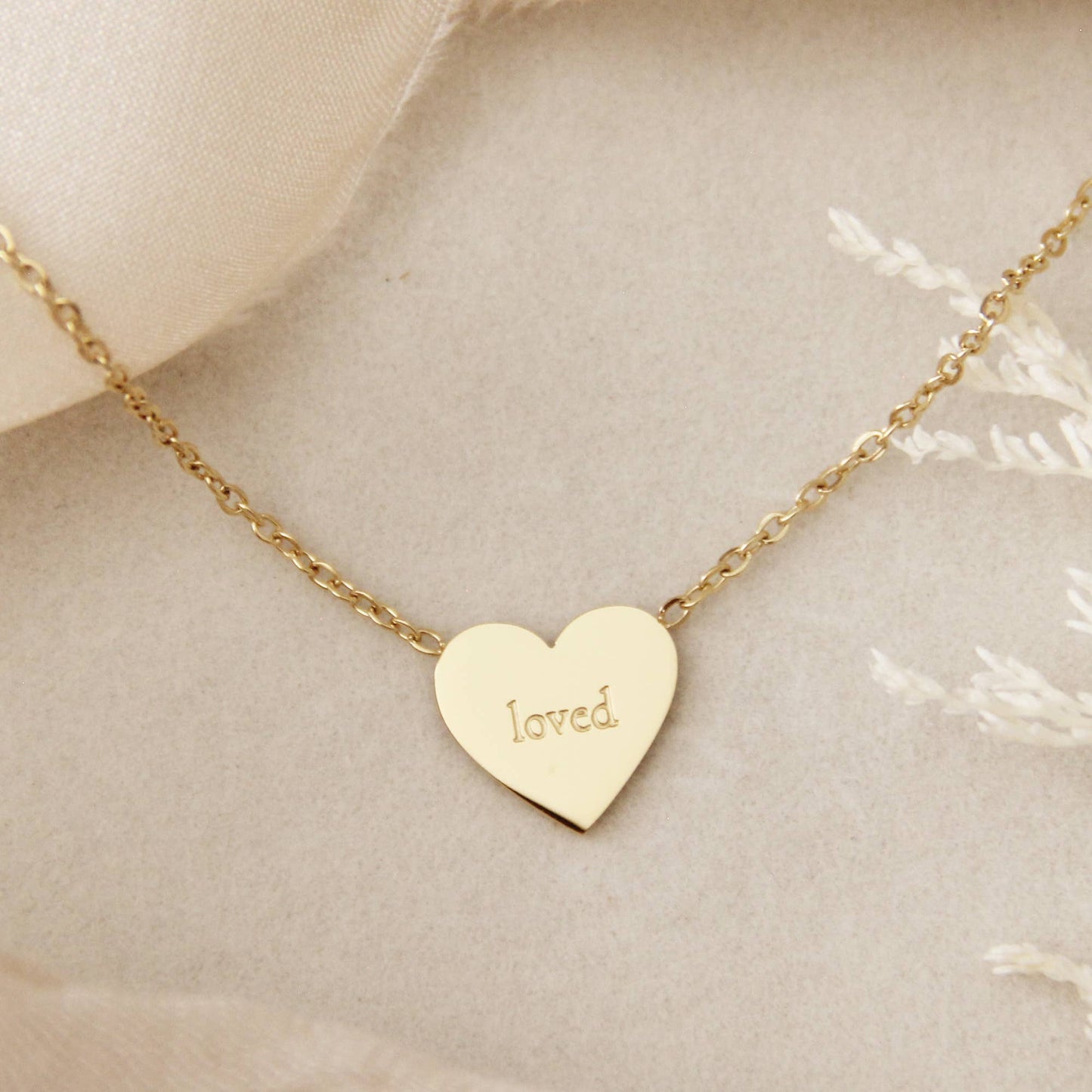LoveStory - Wonderfully Made Loved Psalms 139:14 Gold Necklace