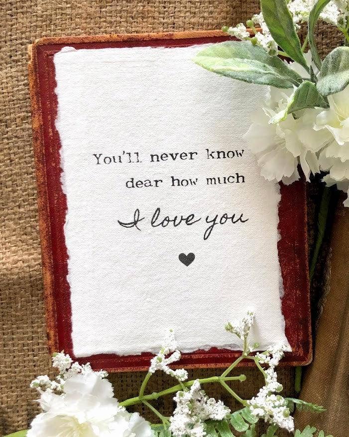 Alison Rose Vintage - Handmade Paper Quotes