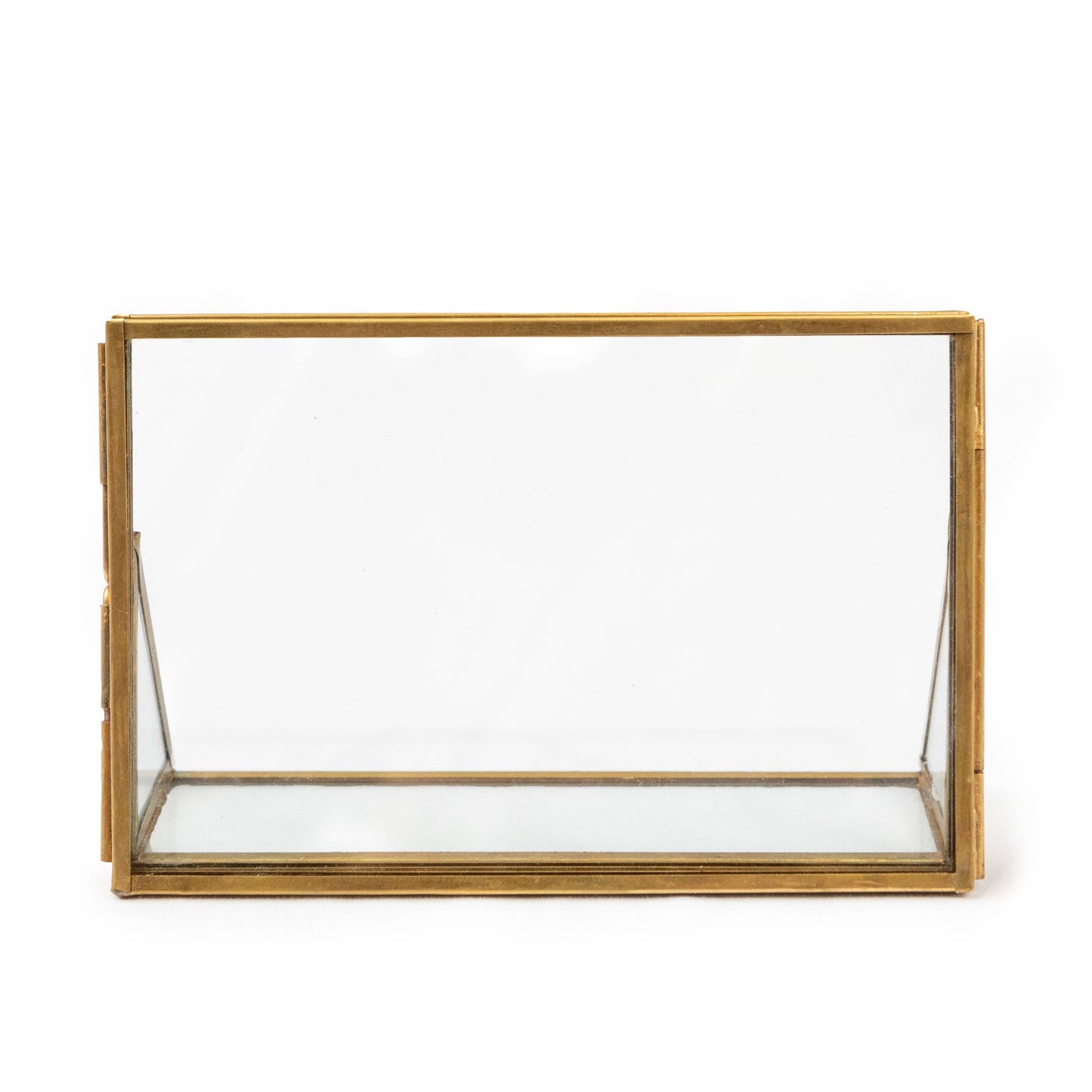 Sugarboo - Horizontal Brass Finish Standing Picture Frame 6"x4"