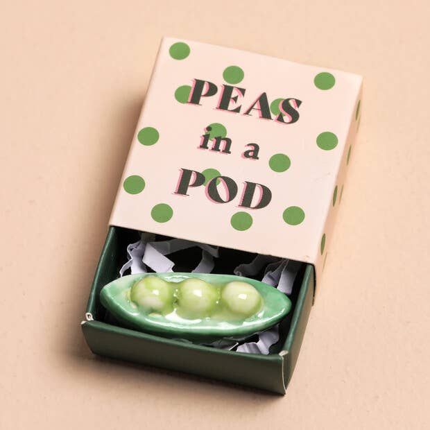 Tiny Matchbox Ceramic Token: Plant Pot