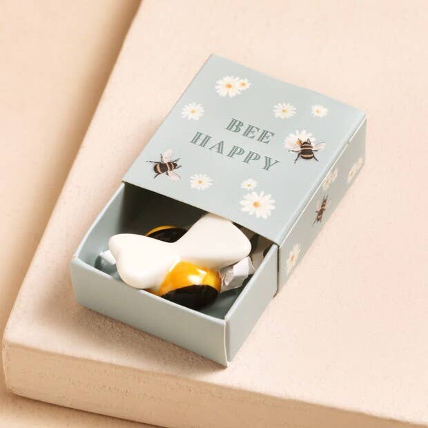 Tiny Matchbox Ceramic Token: Heart