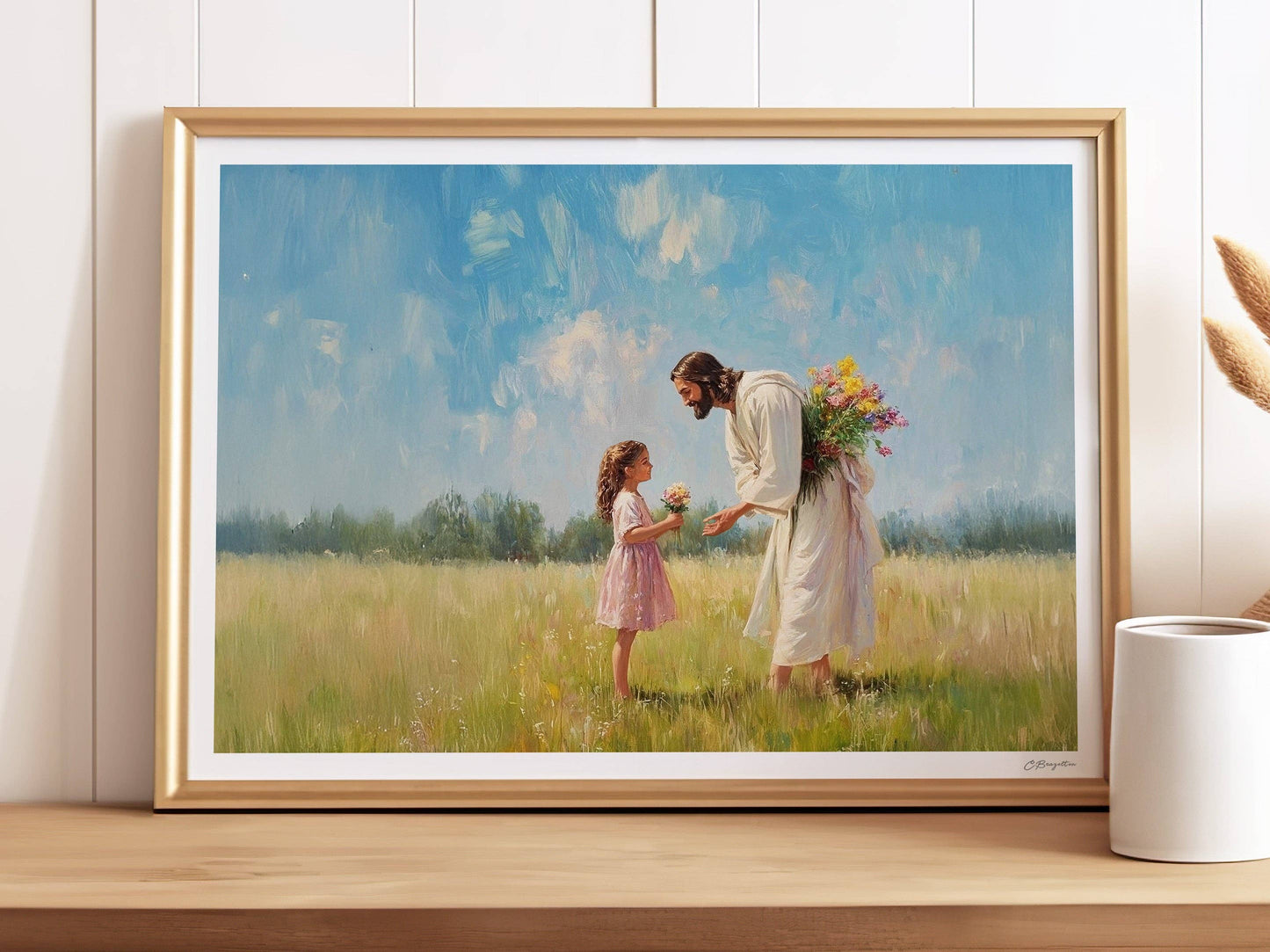 Painted Gospel - Cheerful Gift 5”x7” Art Print Standard / Horizontal