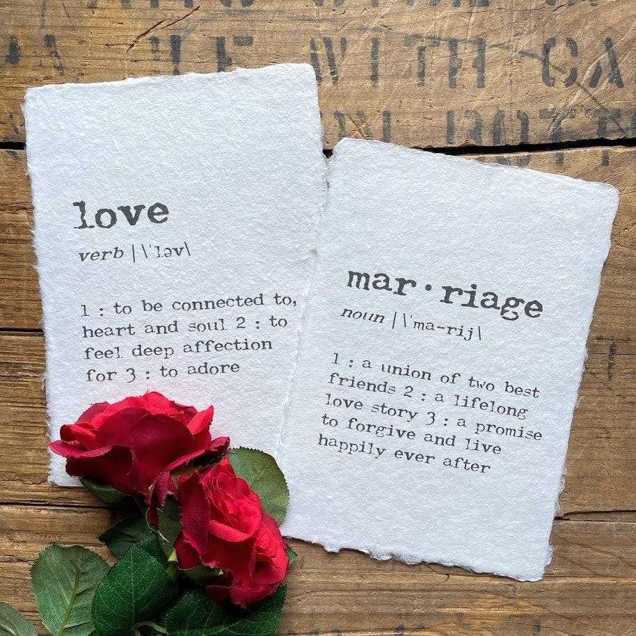 Alison Rose Vintage - Handmade Paper Quotes