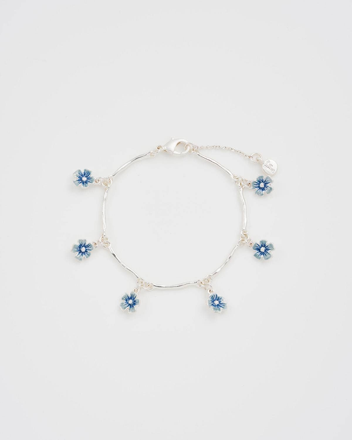Fable England -  Forget Me Not Silver Bracelet