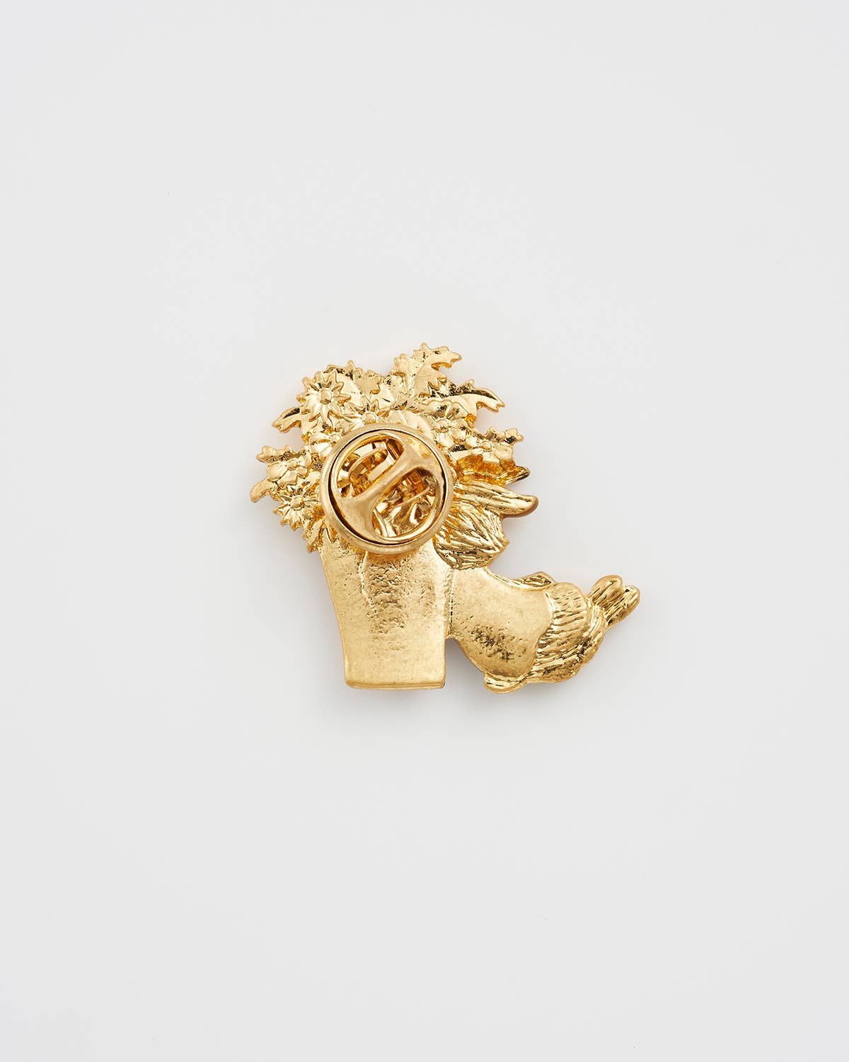 Fable England -  Peter Rabbit with Flower Pot Brooch
