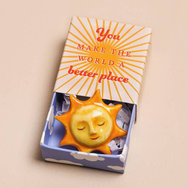 Tiny Matchbox Ceramic Token: Plant Pot