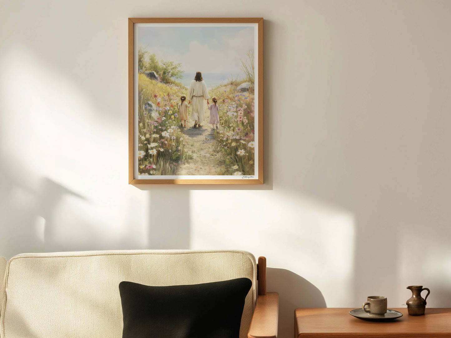 Painted Gospel - Consider the Lilies 5”x7” Art Print: Standard / Horizontal
