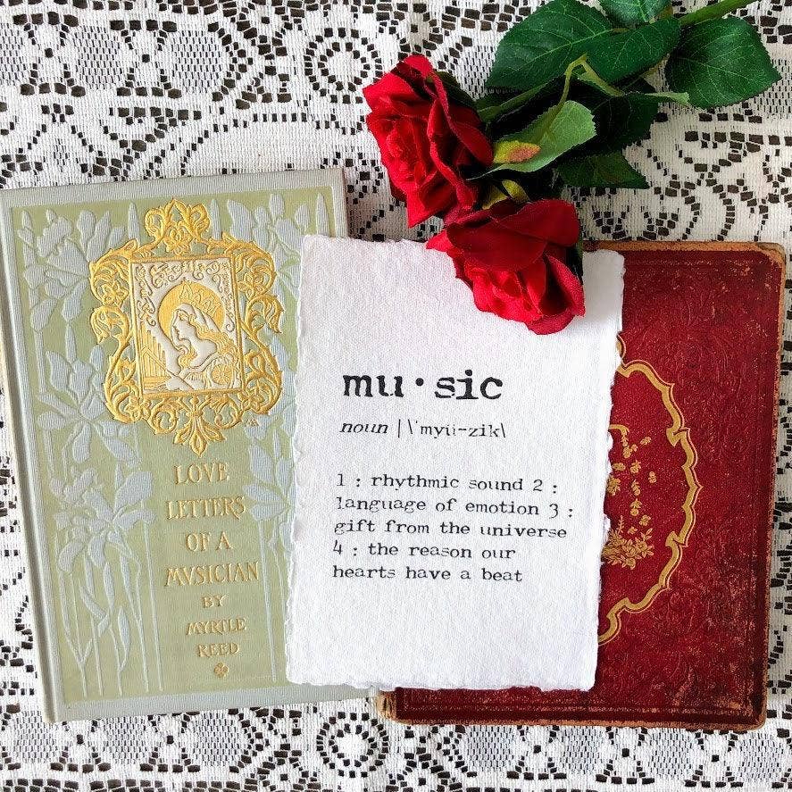 Alison Rose Vintage - Handmade Paper Quotes