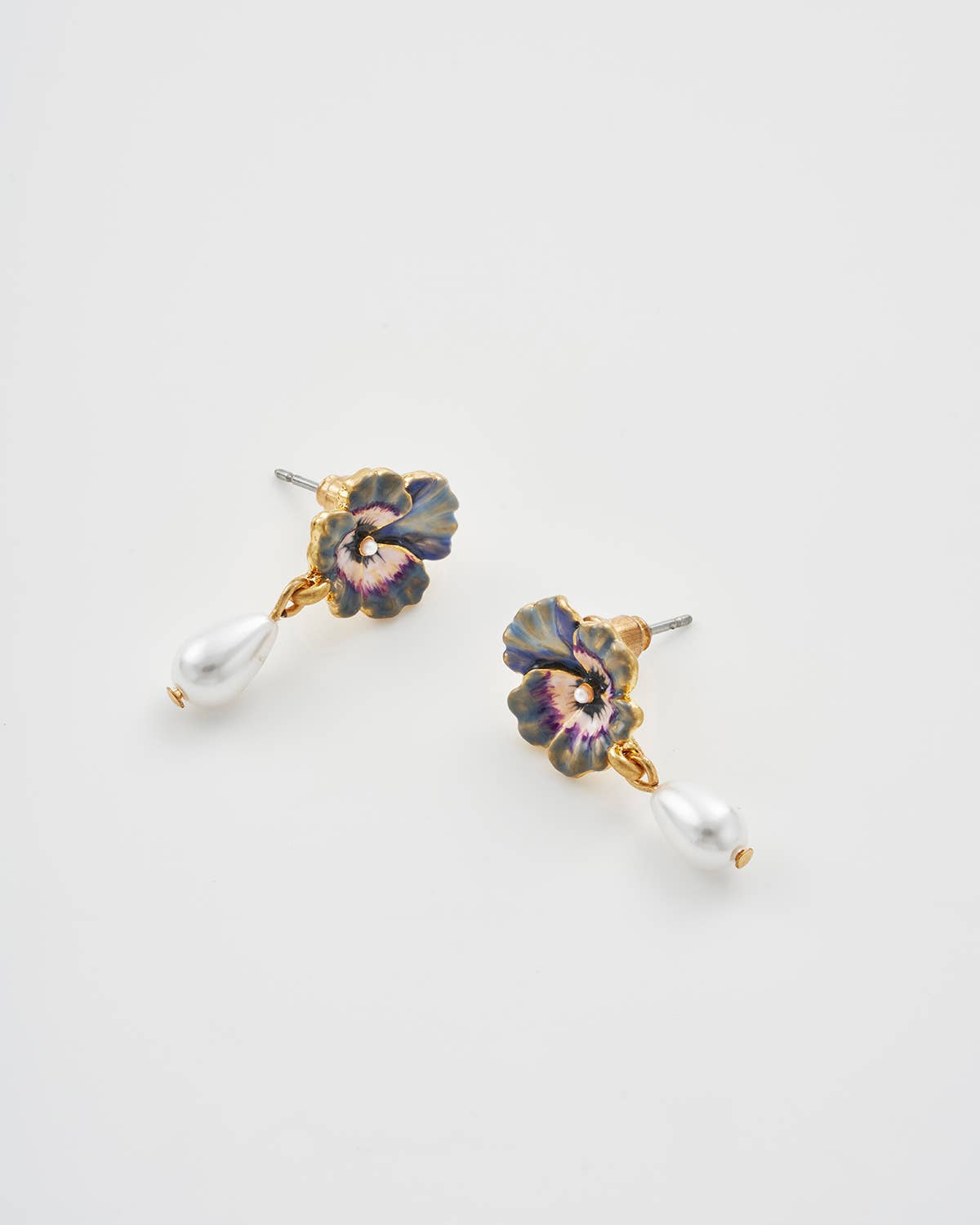 Fable England -  Pansy Pearl Earrings
