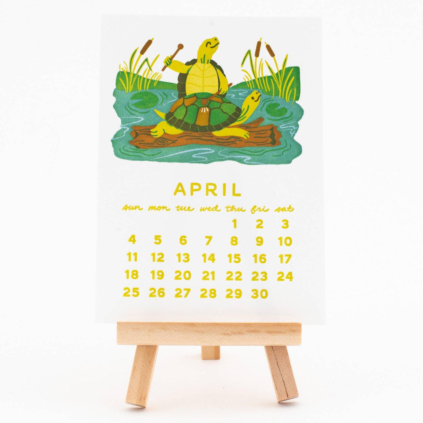 Smudge Ink - 2027 Letterpress Desk Calendar