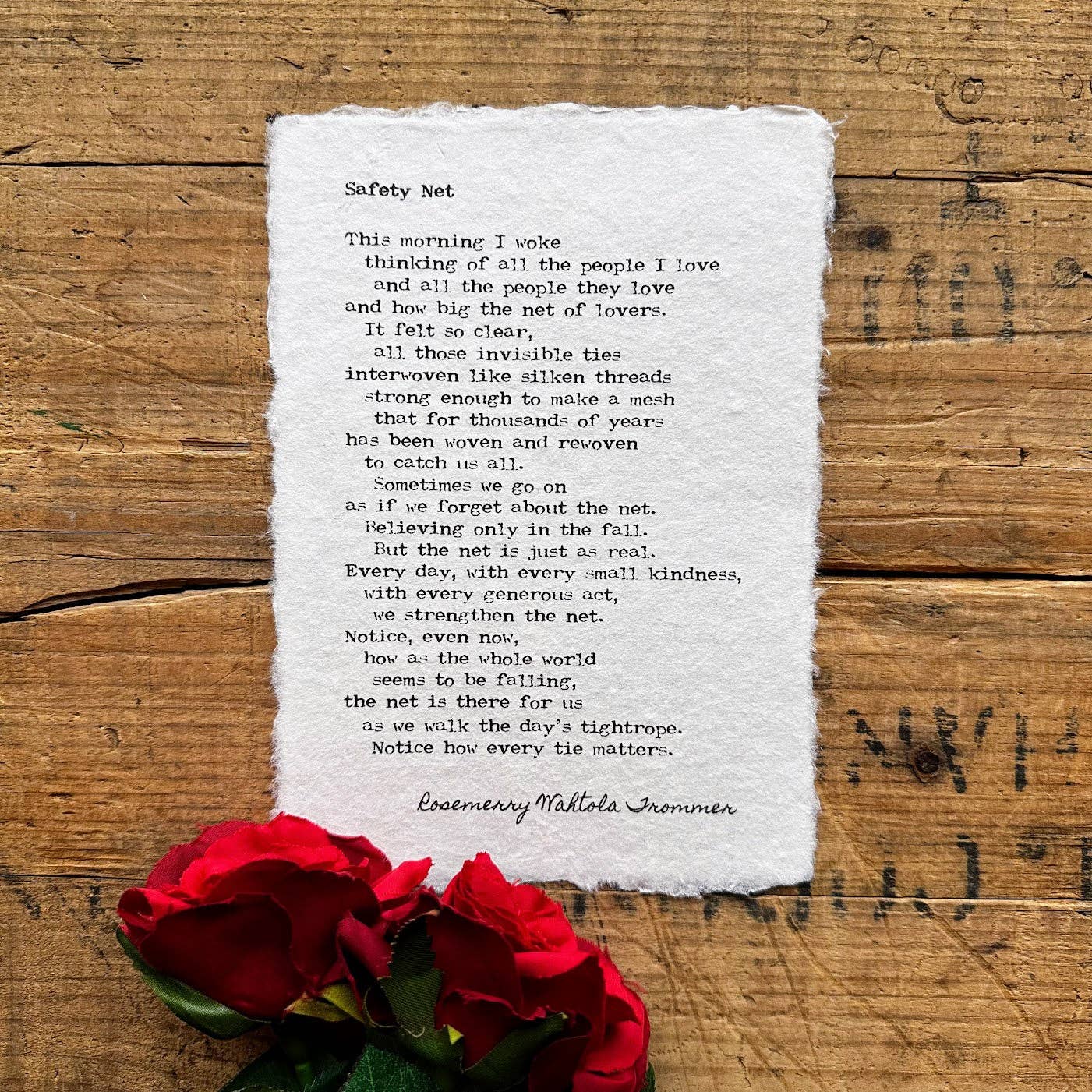 Alison Rose Vintage - Handmade Paper Quotes
