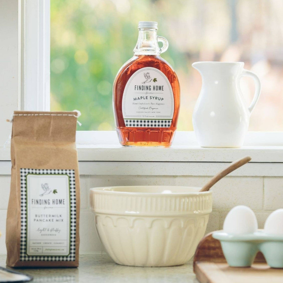 Finding Home Farms - Organic Maple Syrup - 12 oz Decorative Glass