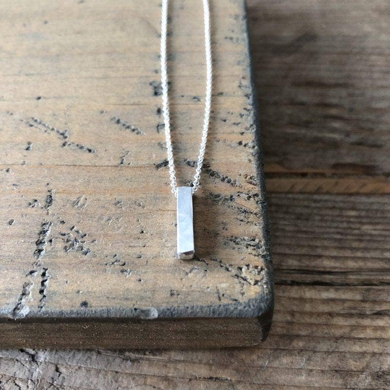 Pillar of Strength Necklace: Sterling Silver