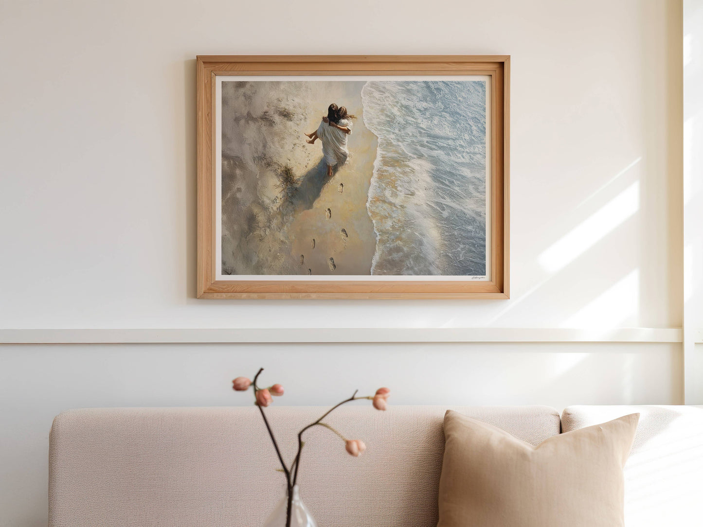 Painted Gospel - He Carried Me 5”x7” Art Print Standard / Horizontal