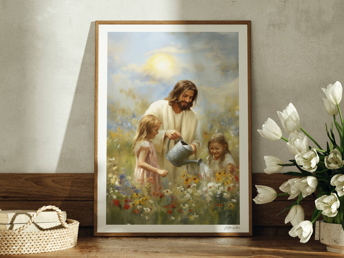 Painted Gospel - Working Beside Him - Standard / Horizontal / 5"x7"