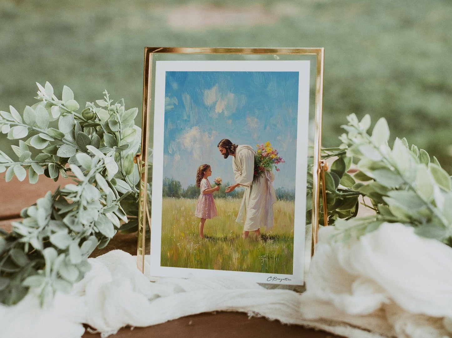 Painted Gospel - Cheerful Gift 5”x7” Art Print Standard / Horizontal