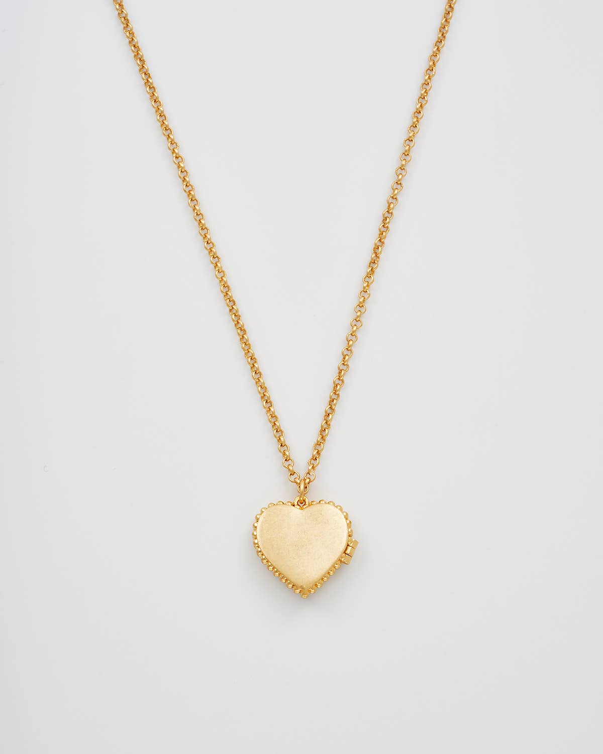 Fable England -  Gaia Lily Heart Locket Necklace